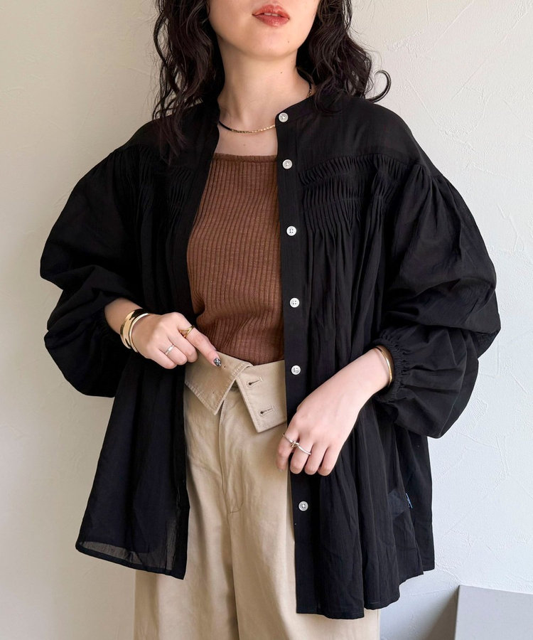 GEVACO/ゲバコ】ピンタックブラウス（5-0332-5-21-003）｜fredy emue