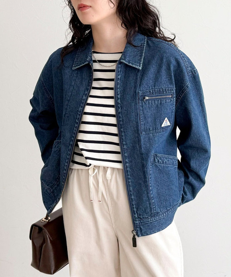 GEVACO/ゲバコ】デニムジップアップジャケット（5-0332-5-24-001