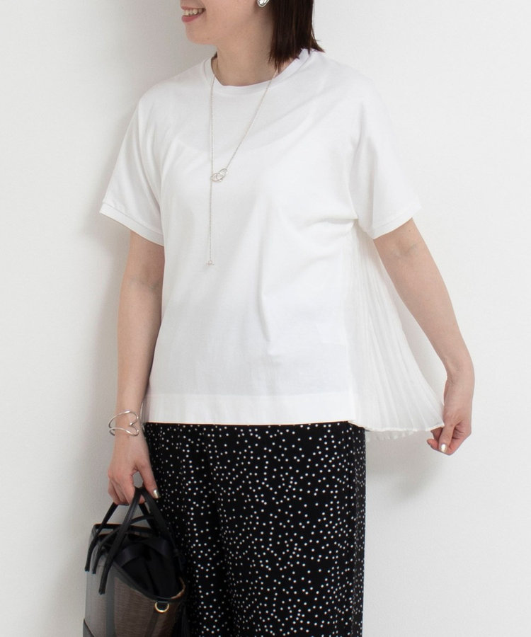 tシャツ バックプリーツフレンチプルオーバーカットソー レディース セール】バックプリーツフレンチプルオーバーカットソー（T