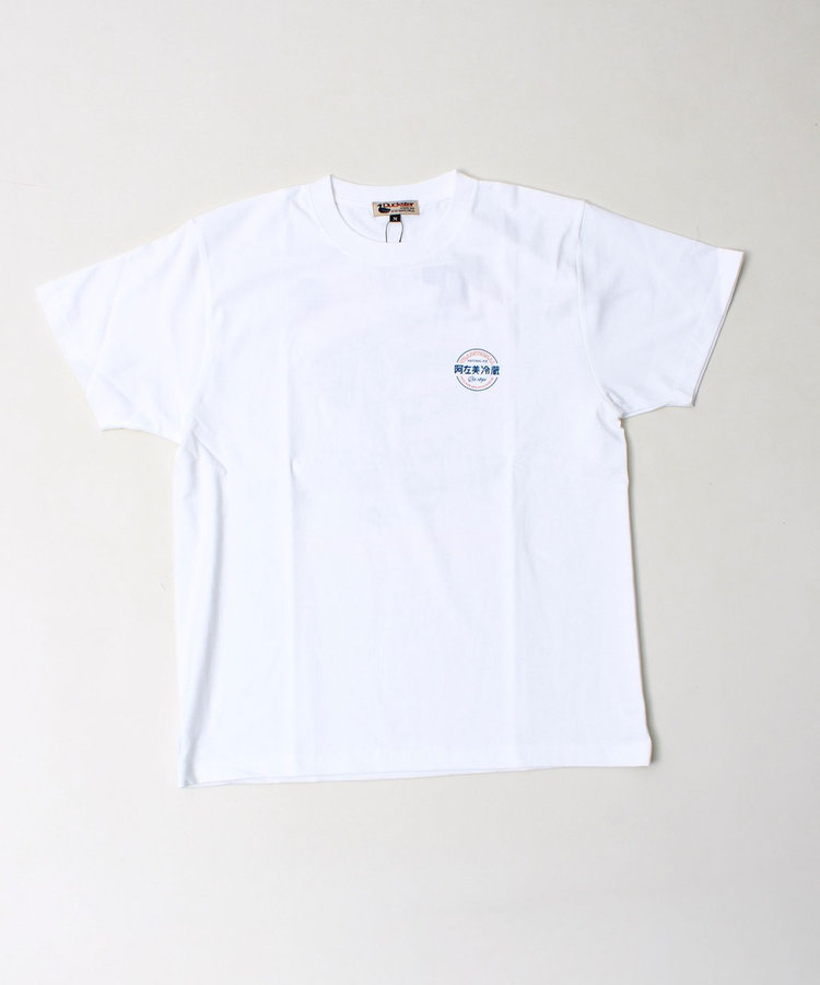 ［WEB限定 SPECIAL SALE！］【Duckster×阿左美冷蔵】コラボ かき氷機Tシャツ ユニセックス