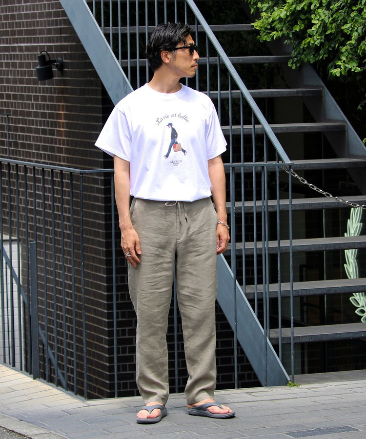 【WEB限定 GW SPECIAL PRICE】【リネン100％/夏の定番】リネンイージーパンツ