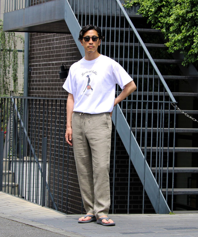 【WEB限定 GW SPECIAL PRICE】【リネン100％/夏の定番】リネンイージーパンツ