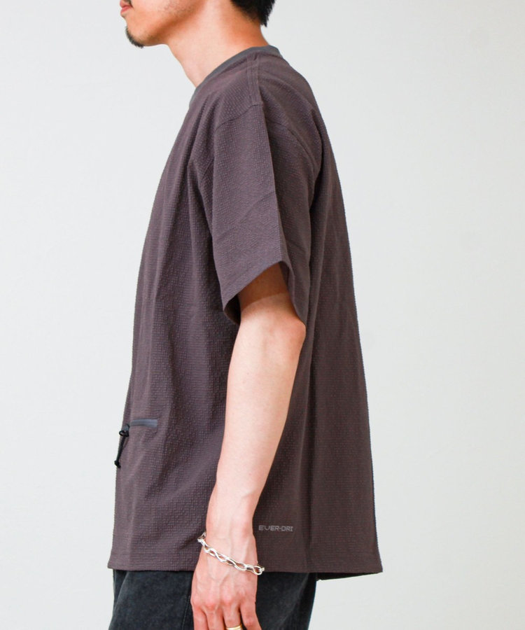 【GERRY/ジェリー】Seersucker Vent Mesh S/S PO Shirt