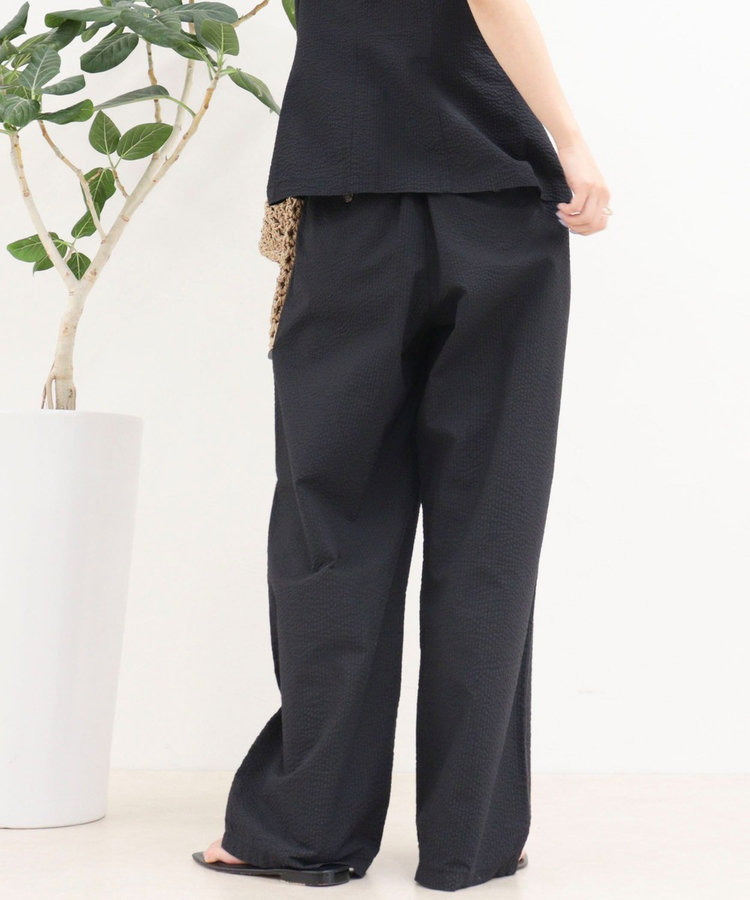 ［WEB限定 SPECIAL SALE！］《セットアップ対応》ギンガム/無地タックパンツ