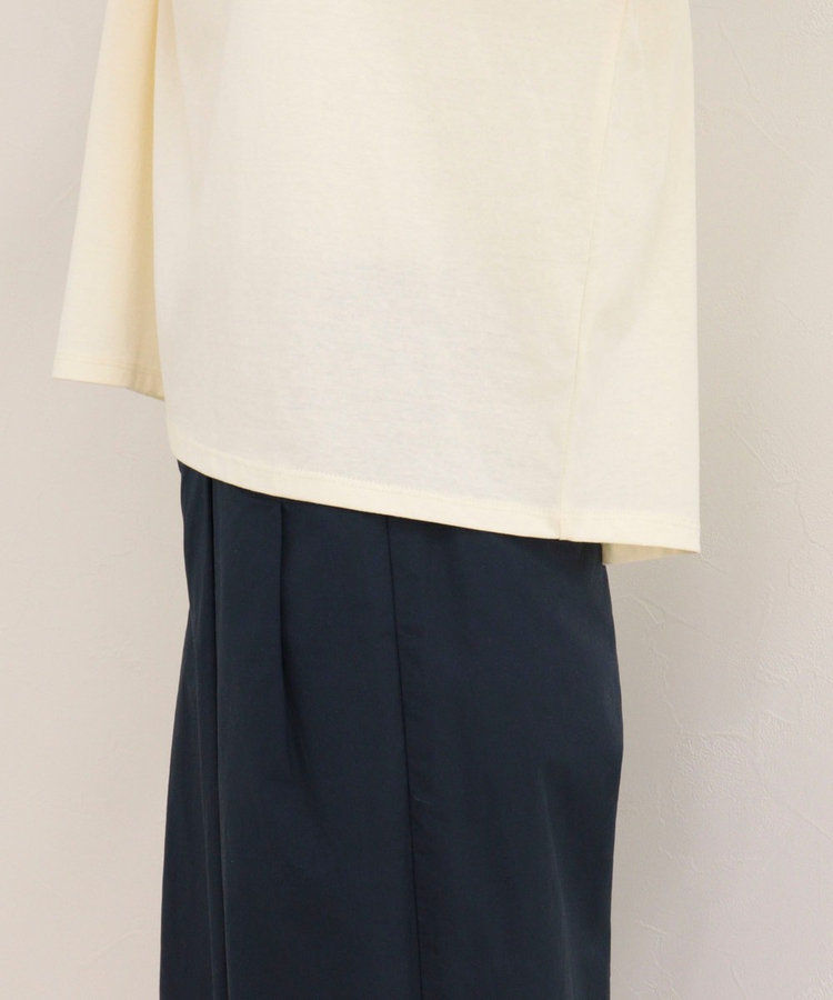 クロップドルーズポロ衿Tシャツ