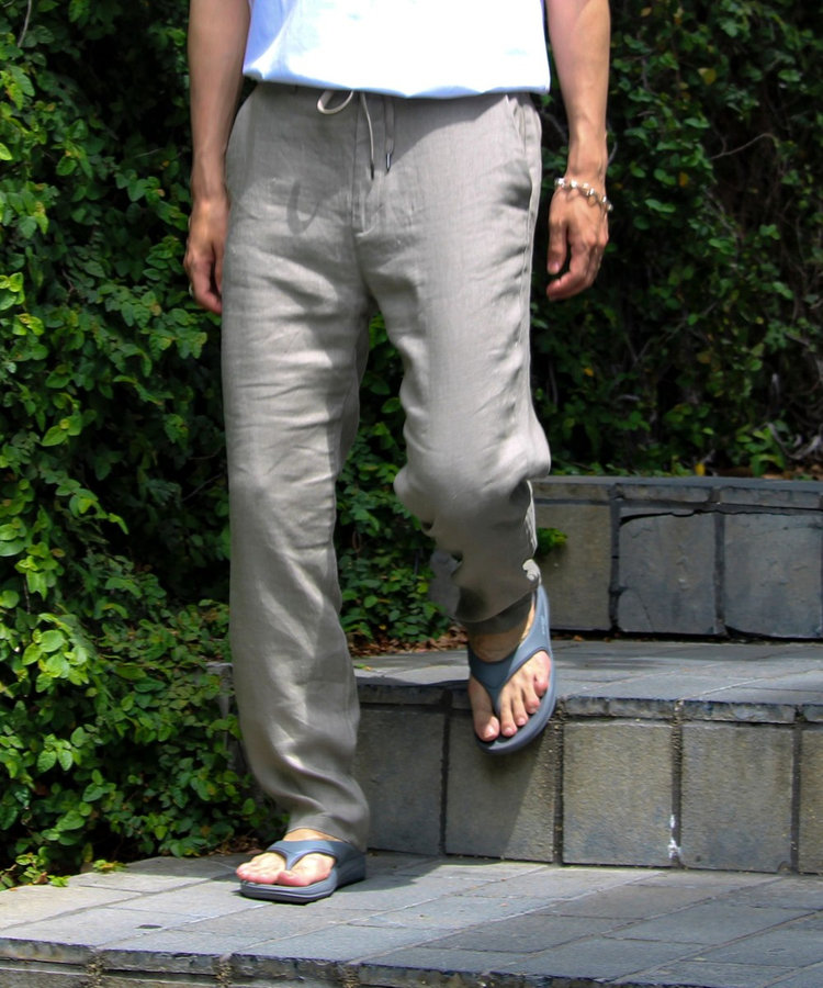 【WEB限定 GW SPECIAL PRICE】【リネン100％/夏の定番】リネンイージーパンツ