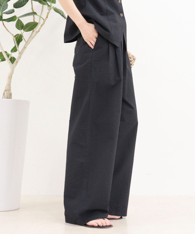 ［WEB限定 SPECIAL SALE！］《セットアップ対応》ギンガム/無地タックパンツ
