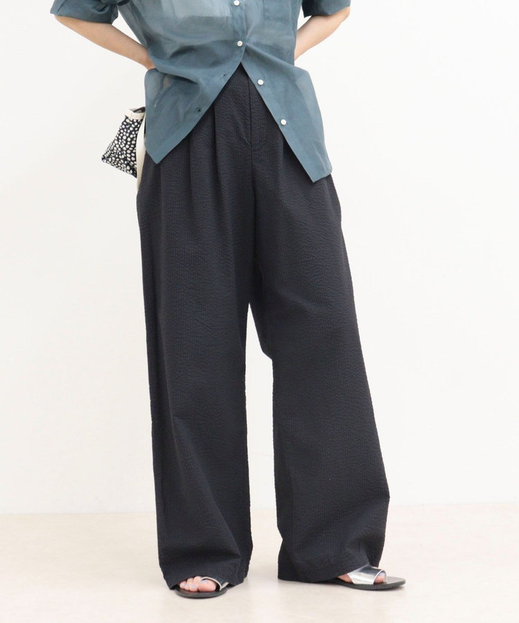 ［WEB限定 SPECIAL SALE！］《セットアップ対応》ギンガム/無地タックパンツ