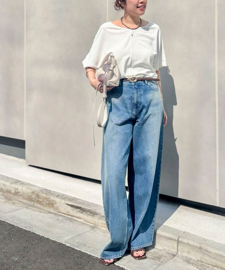 【WEB＆一部店舗限定カラー】《セットアップ対応》ジョーゼットＶネックプルオーバー