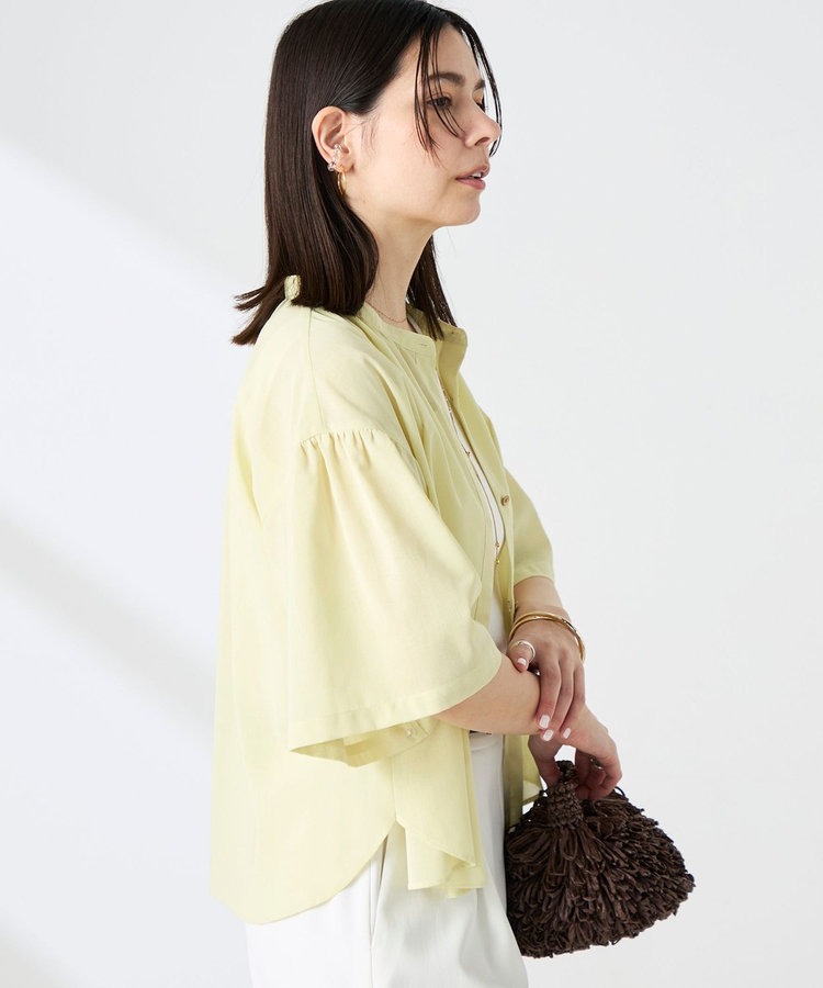 ウォッシャブル袖2ＷAYシアーボイルブラウス