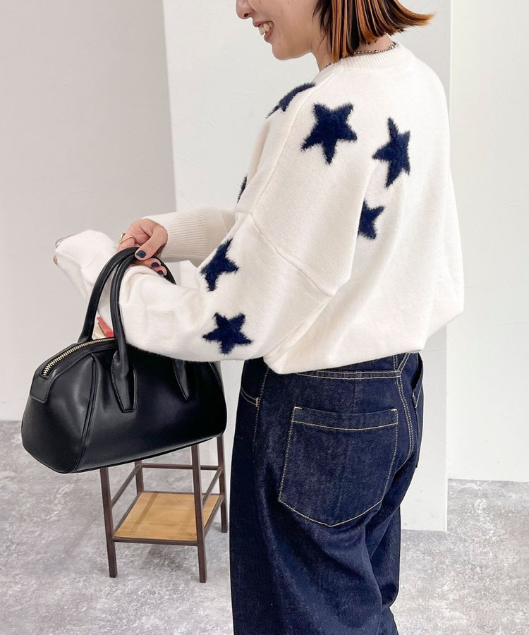 星ジャガードニットプルオーバー（4-0385-6-22-002）｜fredy