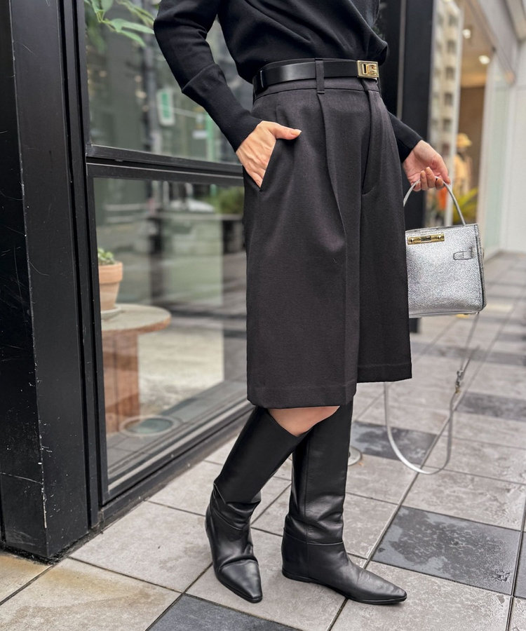 ウォッシャブルフラノ風ハーフパンツ（5-0035-6-09-007）｜NOLLEY'S