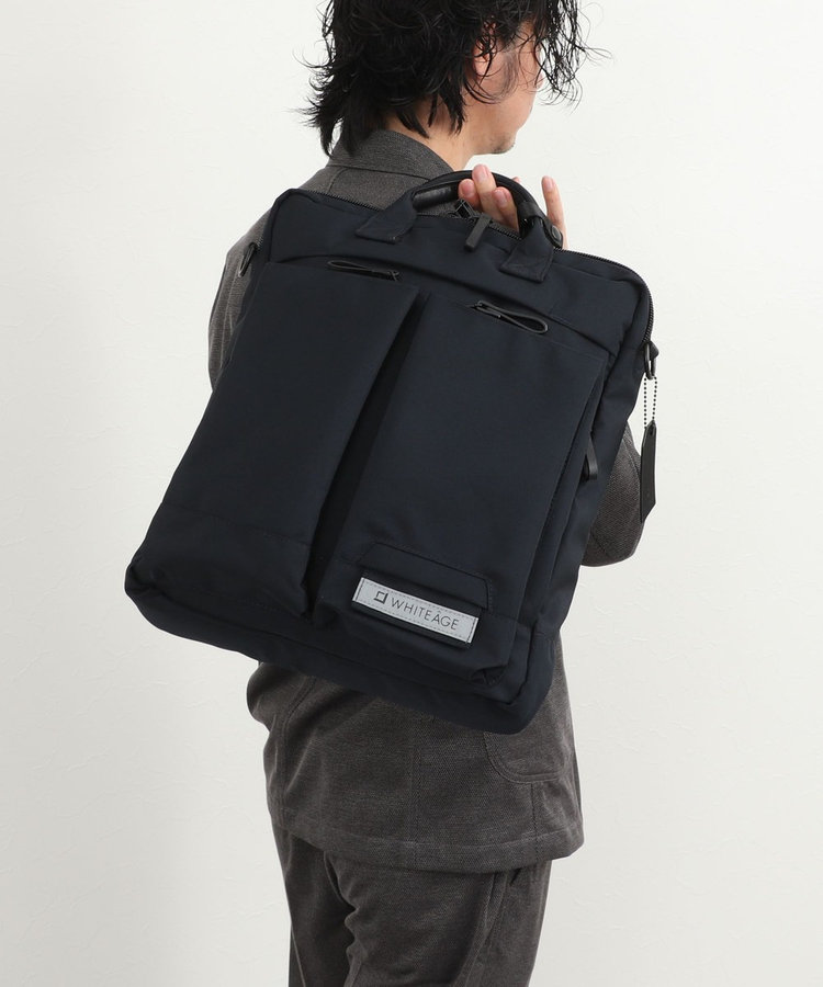 【WHITEAGE/ホワイタージュ】MOD.NAVY Helmet Bag M