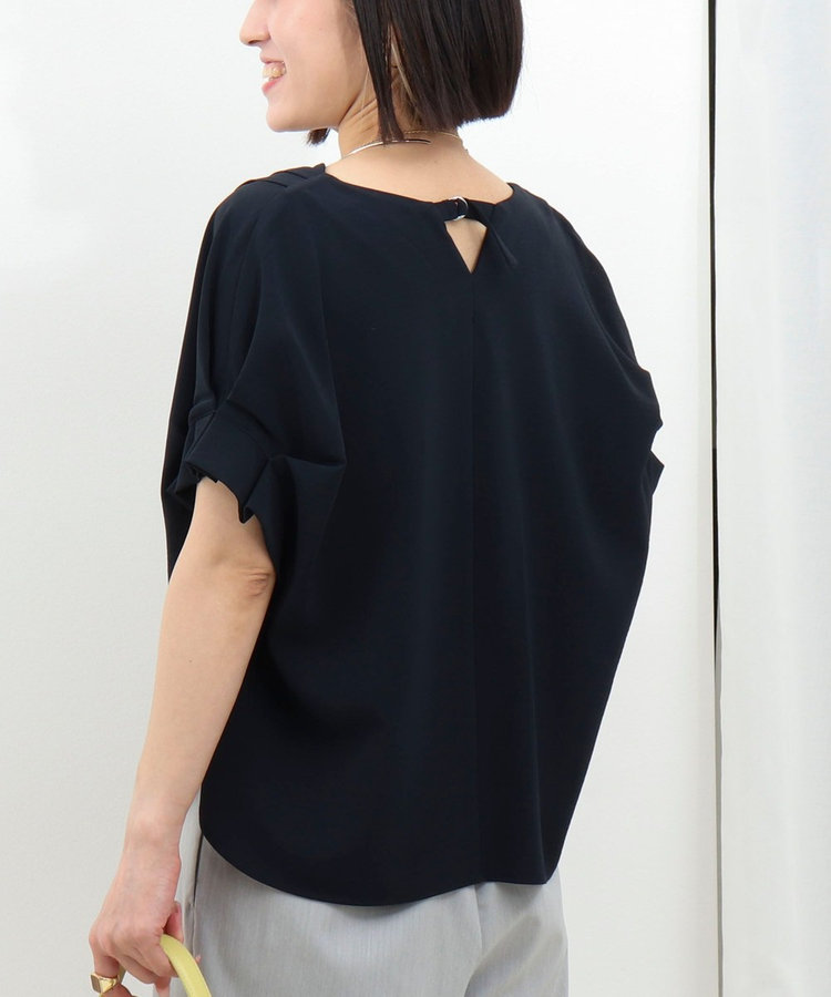 《UVカット接触冷感》ハイストレッチブラウス