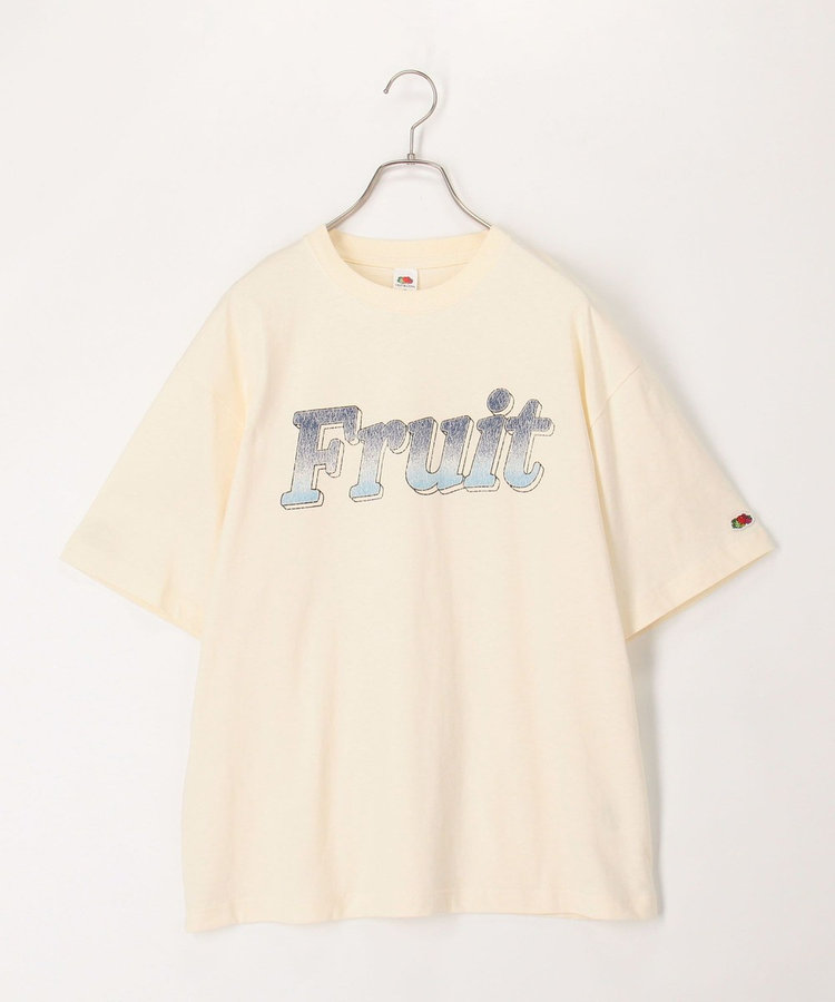 【FRUIT OF THE LOOM】19/-スラブ天竺FruitロゴＴ