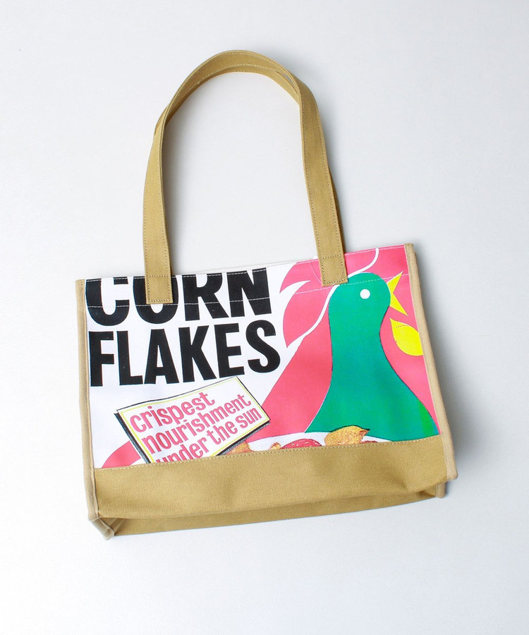 FTL VINTAGE Kelloggs Package print canvas bag