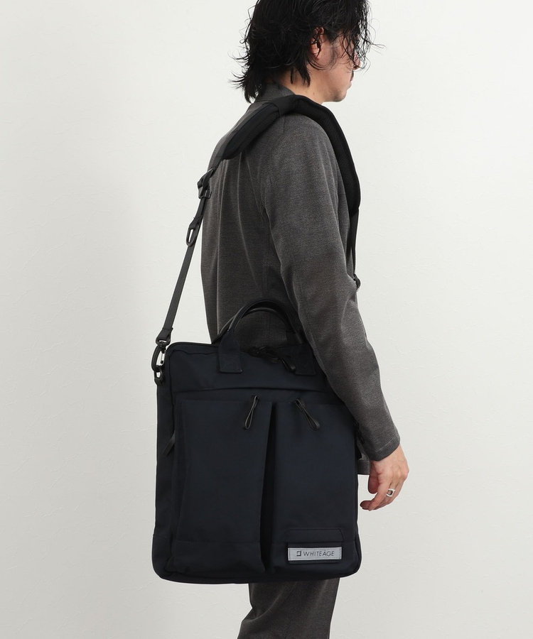 【WHITEAGE/ホワイタージュ】MOD.NAVY Helmet Bag M