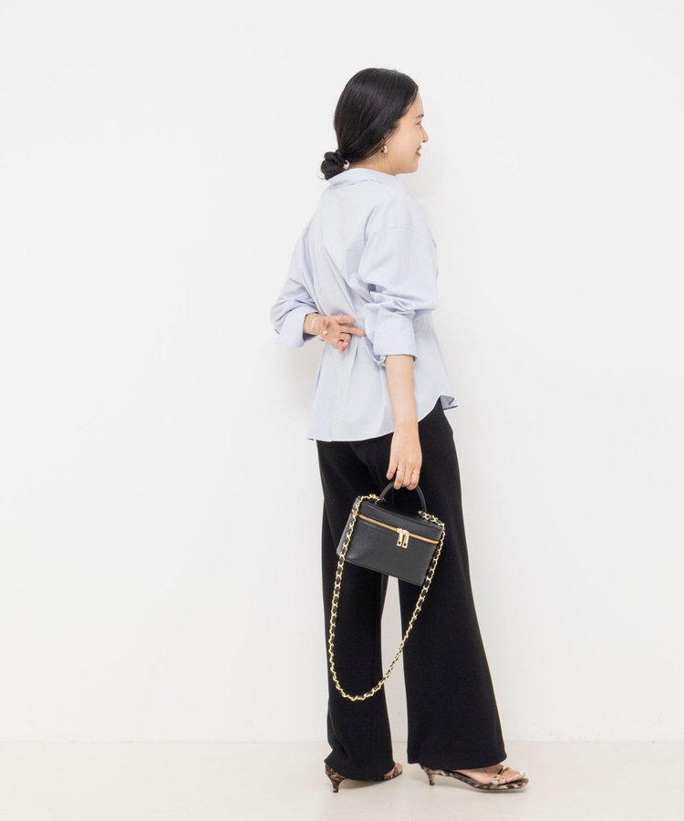 【一部WEB限定カラー】ウォッシャブルウエストタックストレッチシャツ