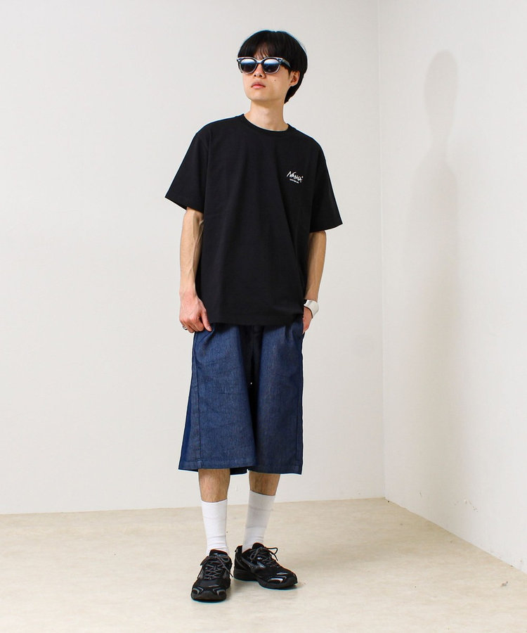 【NANGA×GLOSTER】別注1 Rect Backprint Tee
