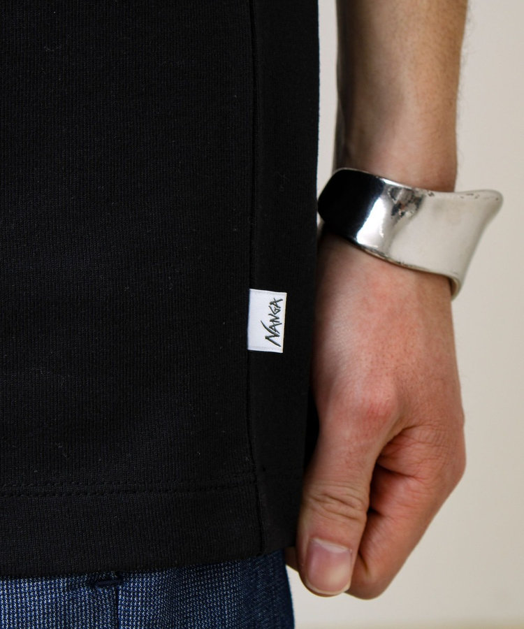 【NANGA×GLOSTER】別注1 Rect Backprint Tee