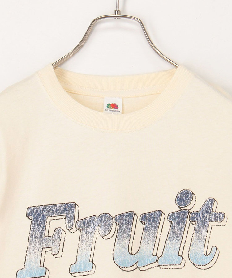 【FRUIT OF THE LOOM】19/-スラブ天竺FruitロゴＴ