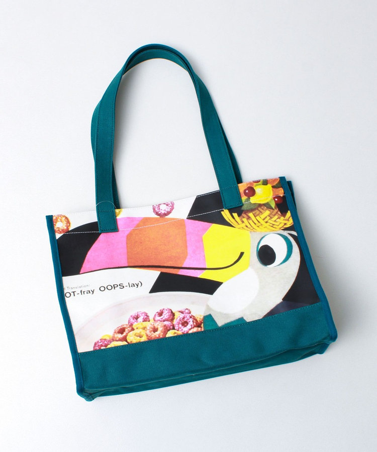 FTL VINTAGE Kelloggs Package print canvas bag