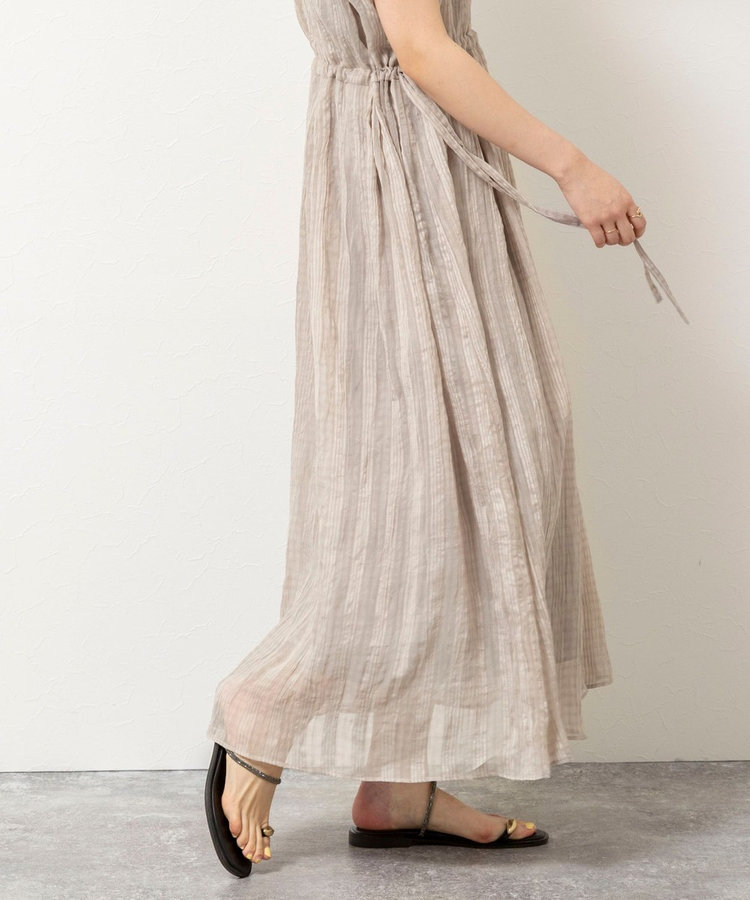【WEB限定】ウォッシャブルシアーチェックワンピース