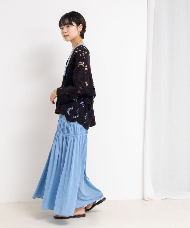 ［WEB限定 SPECIAL SALE！］顔料染マキシ丈ワンピース
