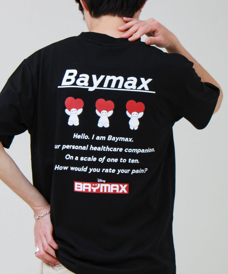 【ユニセックスで着れる】ベイマックス＆スティッチ バックプリントＴ
