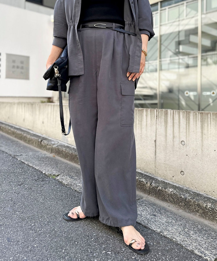 《セットアップ対応》ウォッシャブルサンドウォッシュカーゴパンツ