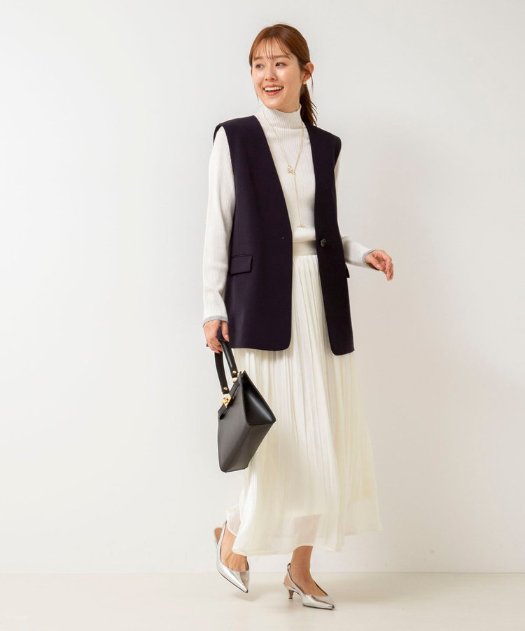 セール 10%OFF】ウォッシャブルダブルクロスジレ(506078825