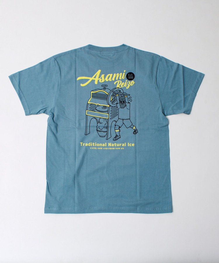 ［WEB限定 SPECIAL SALE！］【Duckster×阿左美冷蔵】コラボ かき氷機Tシャツ ユニセックス