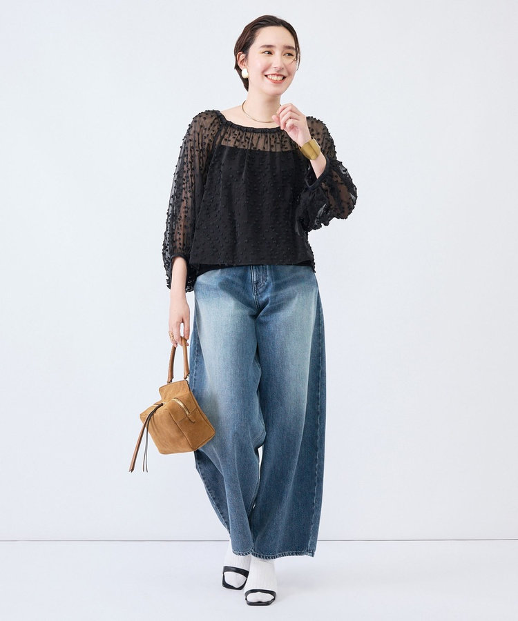 《4サイズ展開》【RM denim】ルーズワイドデニム