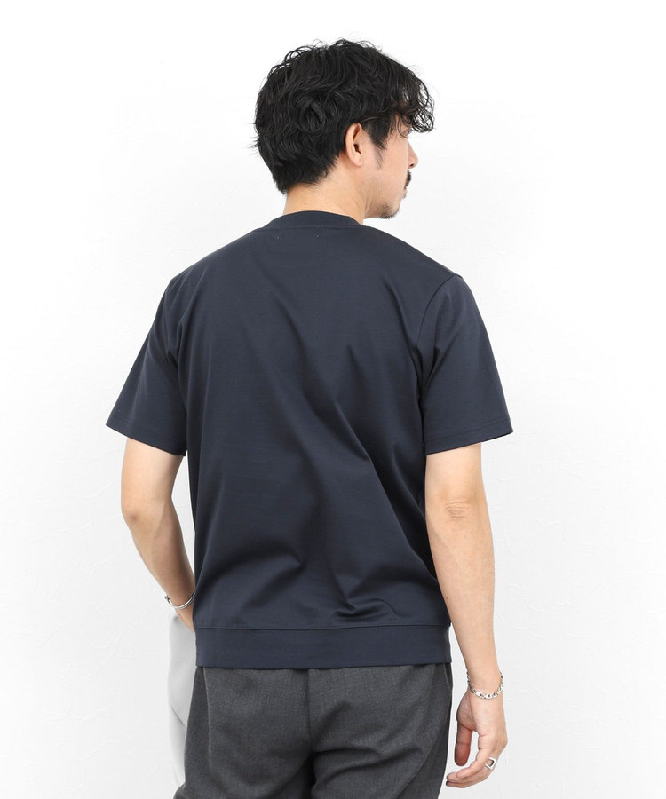 ［WEB限定 SPECIAL SALE！］《ビジカジ対応》シルケットスムース クルーネックドレスTシャツ 26SS