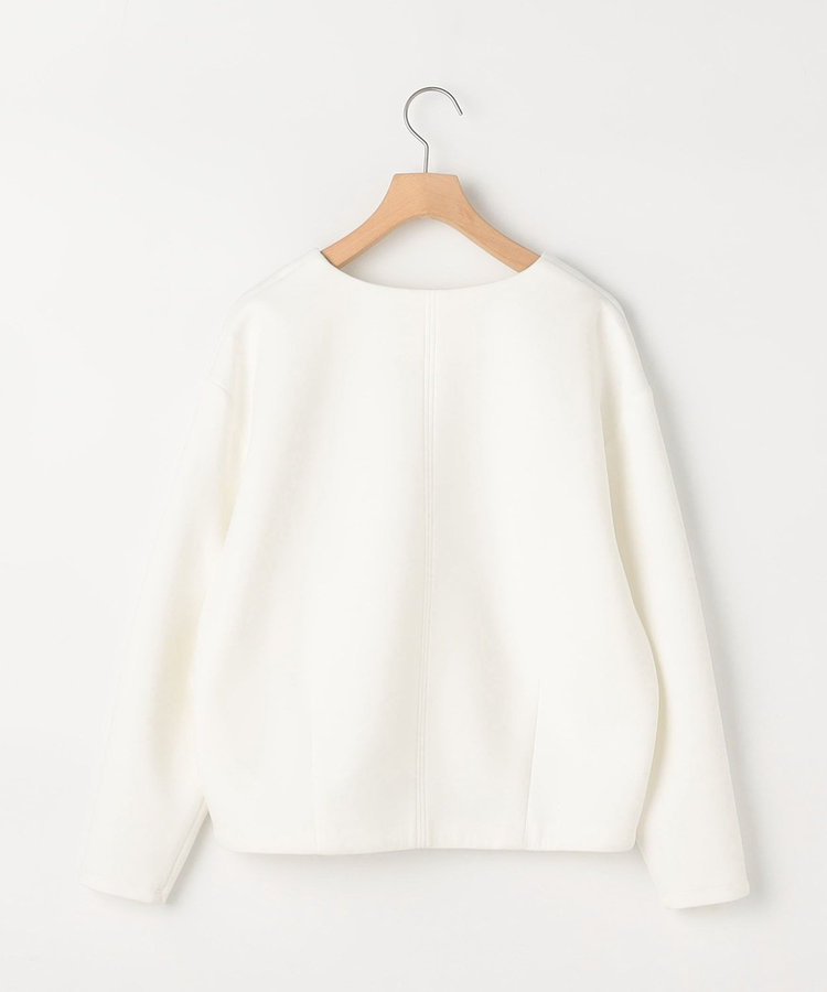 《UVカット/接触冷感/セットアップ対応》ウォッシャブルダンボールキーネックプルオーバー