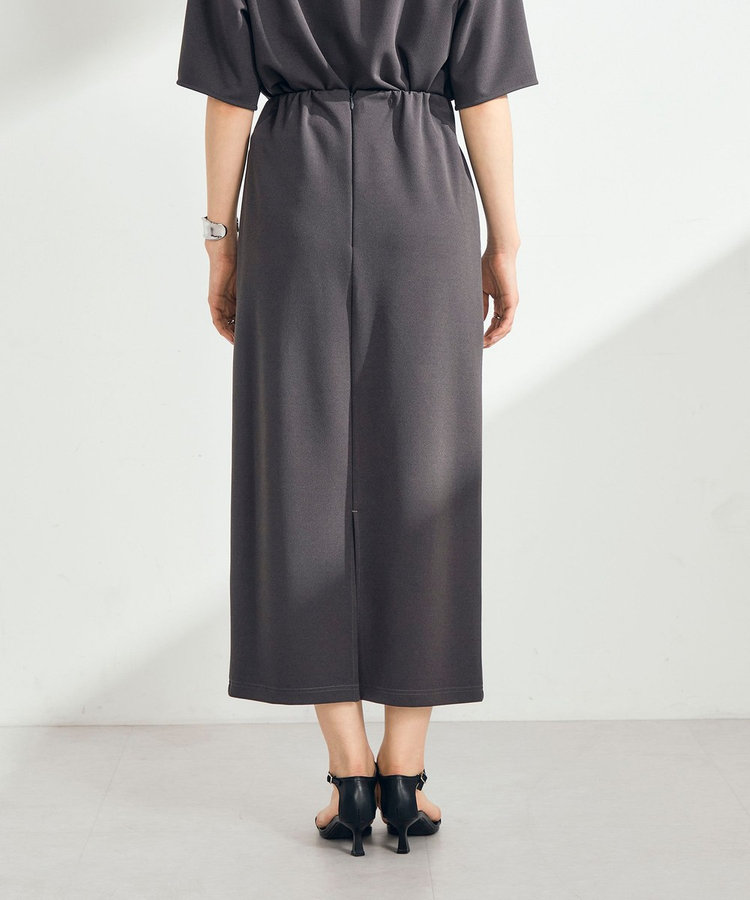 【WEB限定 GW SPECIAL PRICE】カットジョーゼットインゴムタイトスカート