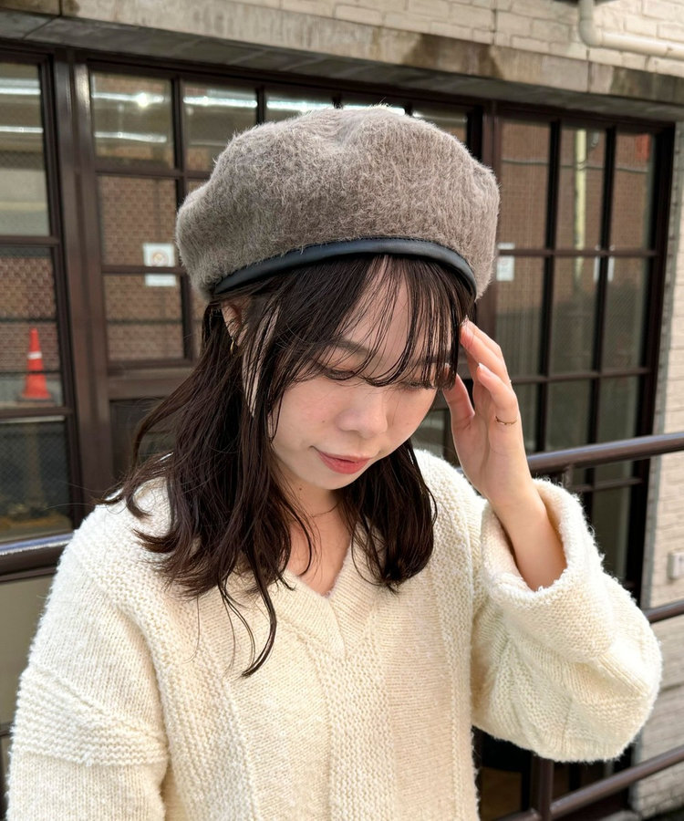 シャギー×ツィードリバーベレー（4-0561-6-38-201）｜fredy emue