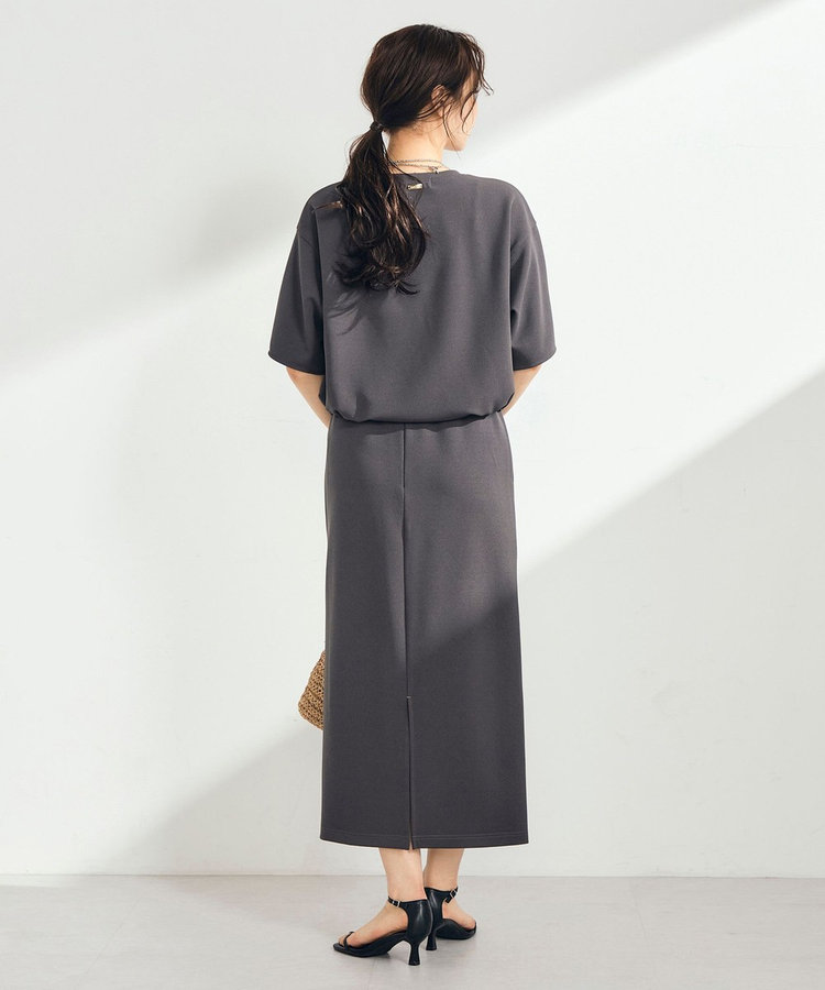 【WEB限定 GW SPECIAL PRICE】カットジョーゼットインゴムタイトスカート