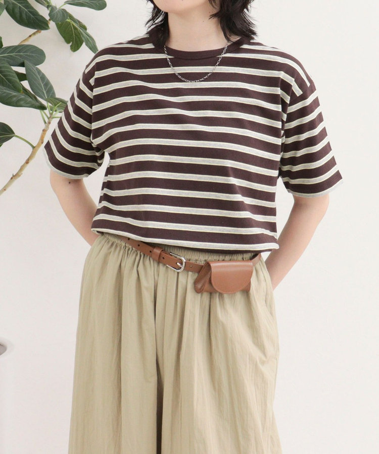 【汗ジミ軽減】ボーダーTシャツ