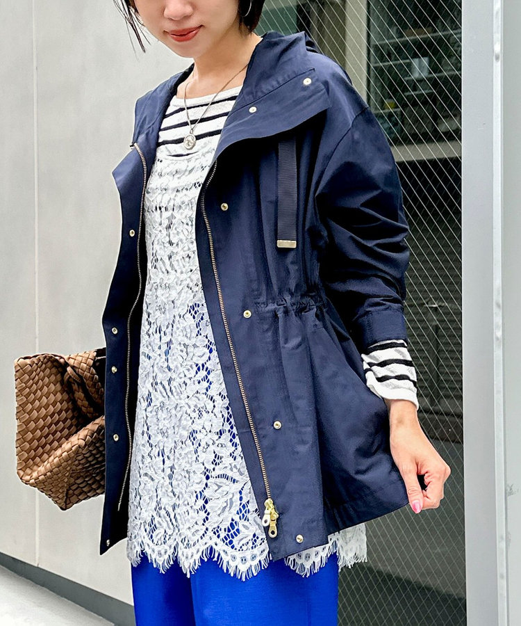 【WEB＆一部店舗限定色アイテム】ウォッシャブル2WAY撥水フーテッドブルゾン