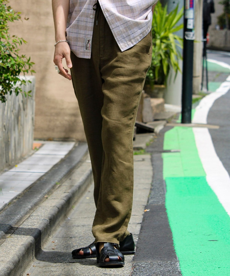 【WEB限定 GW SPECIAL PRICE】【リネン100％/夏の定番】リネンイージーパンツ