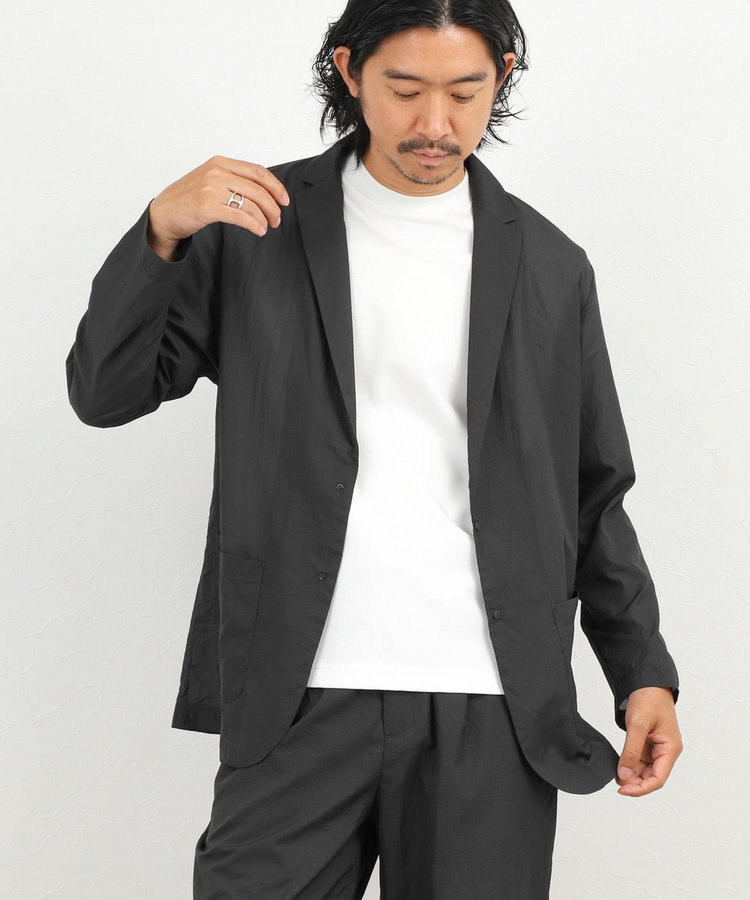 《ビジカジ/セットアップ対応》軽量シアーリップストップ ジャケット 26SS