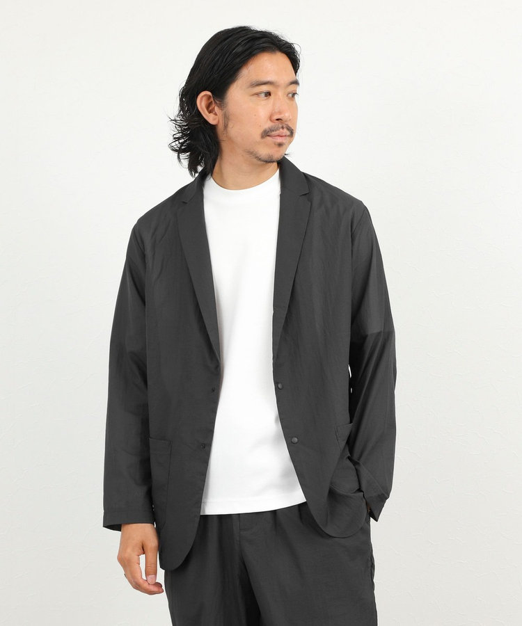 《ビジカジ/セットアップ対応》軽量シアーリップストップ ジャケット 26SS