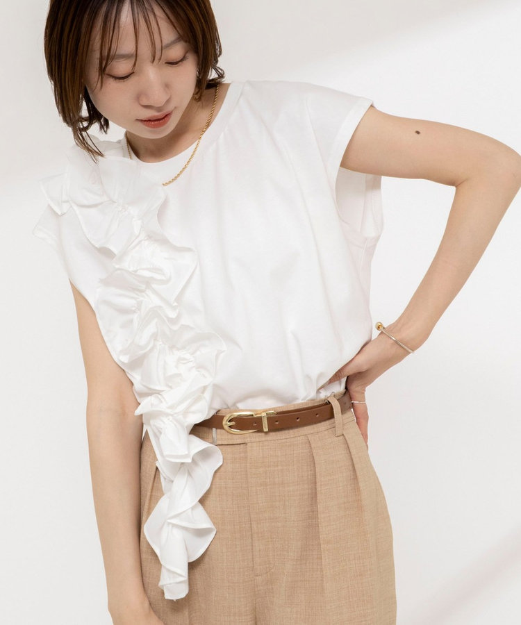 【WEB限定】フリルTシャツ