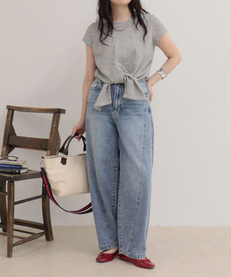 ニットソーカシュクールプルオーバー