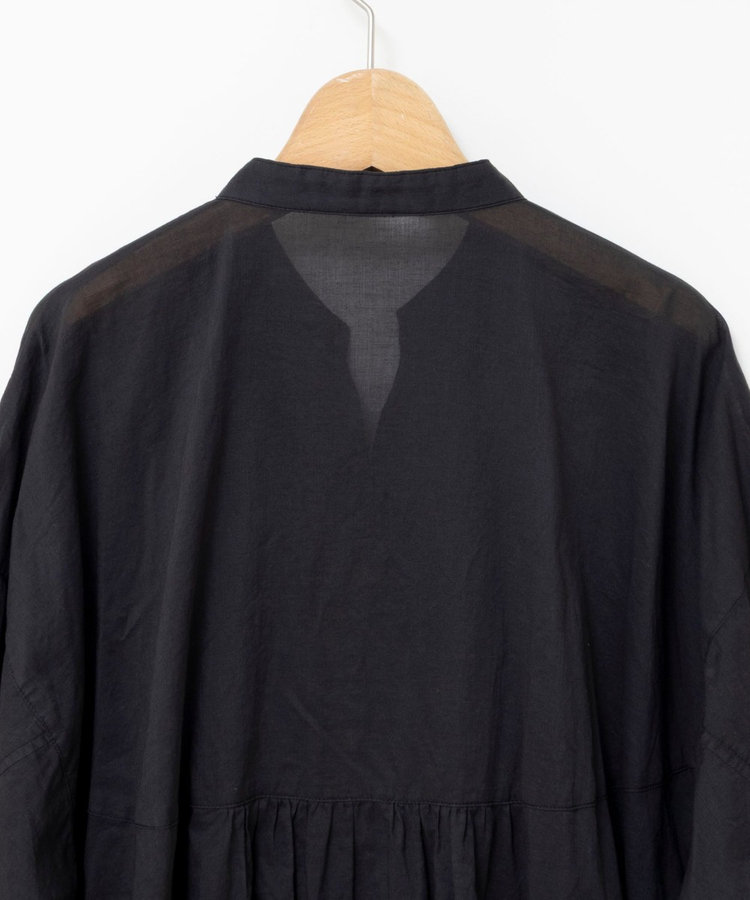 【WEB＆一部店舗限定】【BECシリーズ】綿ボイルピンタックオーバーシャツ