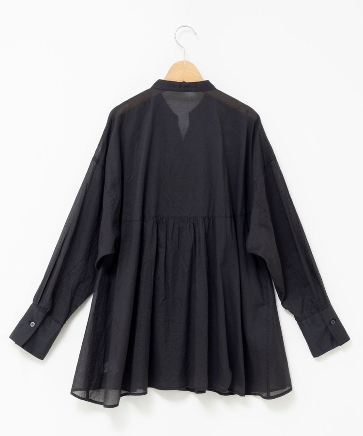 【WEB＆一部店舗限定】【BECシリーズ】綿ボイルピンタックオーバーシャツ