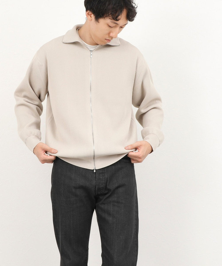 【BATONER/バトナー】HARD TWIST WOOL RIB DRIVERS KNIT ドライバーズニット 26AW