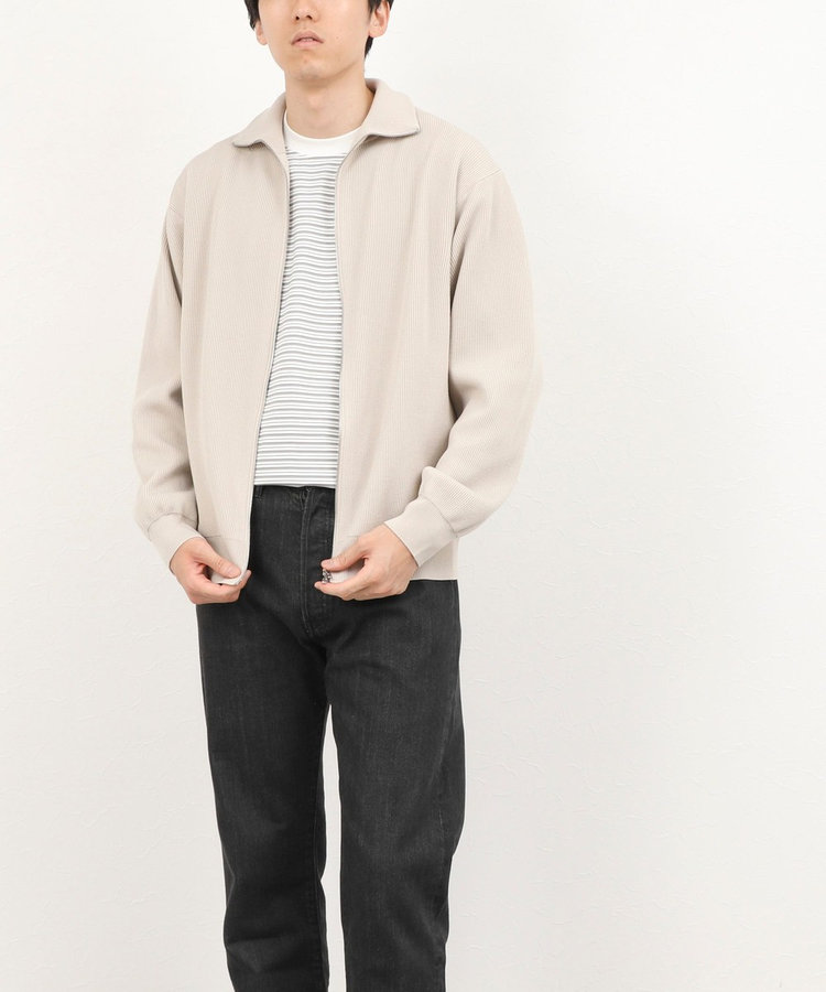 【BATONER/バトナー】HARD TWIST WOOL RIB DRIVERS KNIT ドライバーズニット 26AW