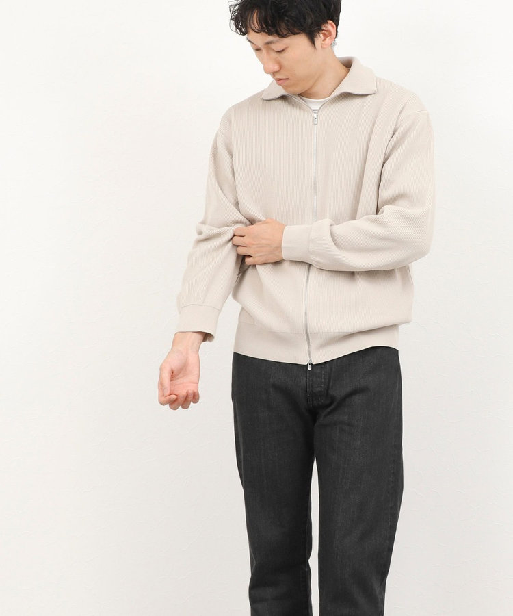 【BATONER/バトナー】HARD TWIST WOOL RIB DRIVERS KNIT ドライバーズニット 26AW